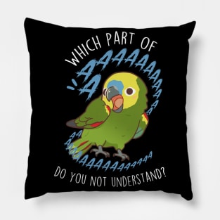 Blue-Fronted Amazon Parrot Aaaa Pillow