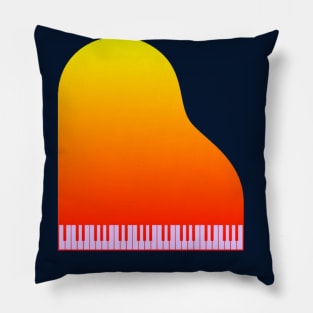 Sunset piano Pillow