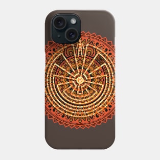 Native American Symbol - Man In The Maze - Folklore Mandala 2 Phone Case