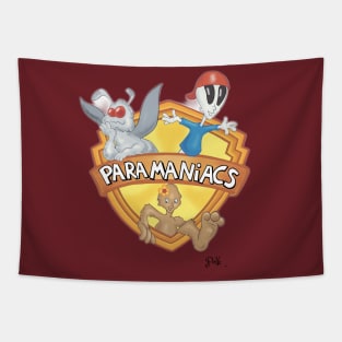 PARAMANIACS by James Polk Tapestry