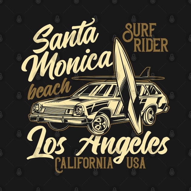 Santa monica surf rider by Design by Nara