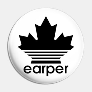 Earper Maple Leaf - Wynonna Earp - Black Font Pin