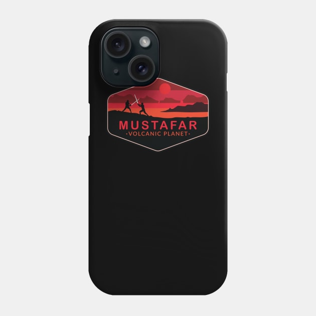 Mustafar volcanic planet Phone Case by Space Club