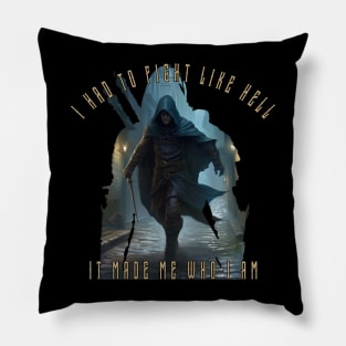 Character Commission | Custom Portrait | Dungeons and DragoDnD | DnD Gifts | Fantasy Character | Art Commission | Art | Rogue Unisex Hoodie Pillow