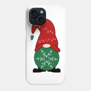 Snowflake Christmas Gnome Phone Case