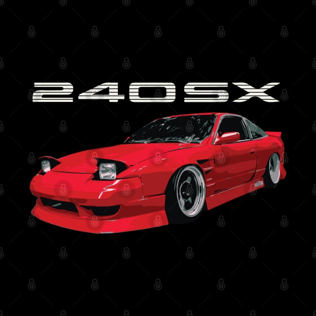 240SX RED S13 by cowtown_cowboy