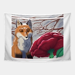 Fox and Rose Tapestry