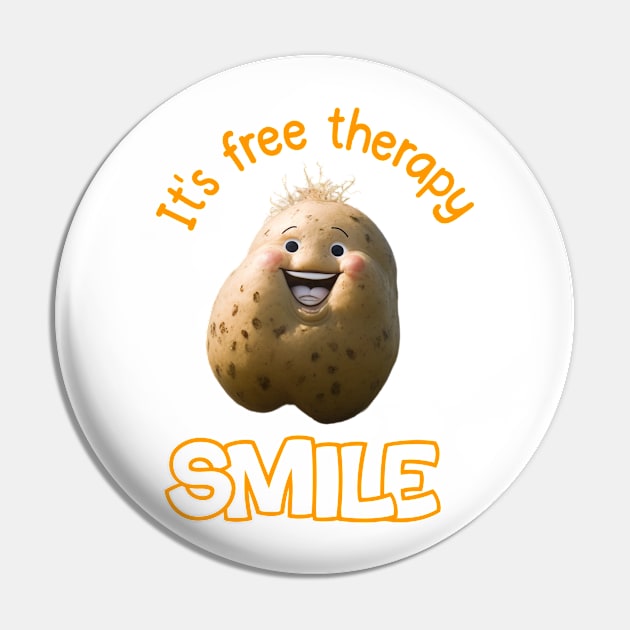 Smile it's free therapy Pin by Kileykite 