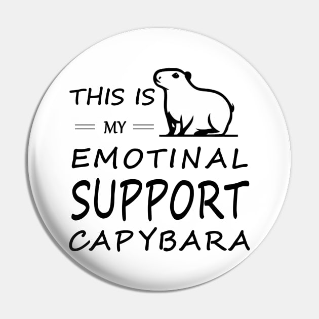 This is my emotional support capybara Pin by zoelewi