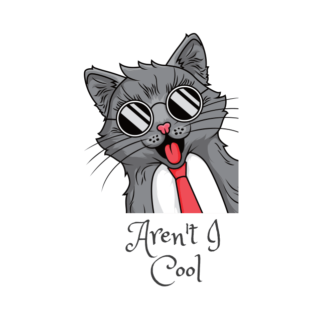 Awesome funny cat by Purrfect Shop