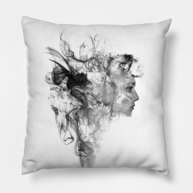 Lost in the Smoke Pillow by GAM