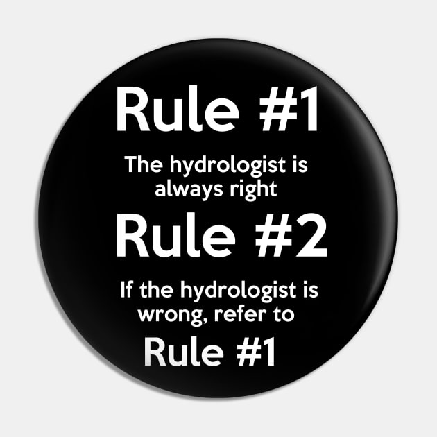 Hydrologist Pin by Saytee1