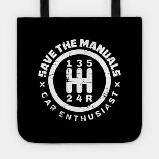 Save the manual - white Tote