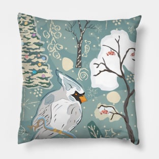 Cardinal Pillow