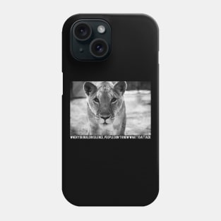 Lion Starring Photography Phone Case