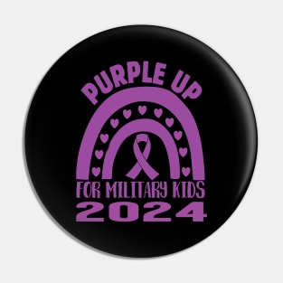 Purple Up For Military Kids Military Child Month Pin