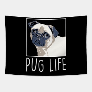 Puggy Life Tapestry