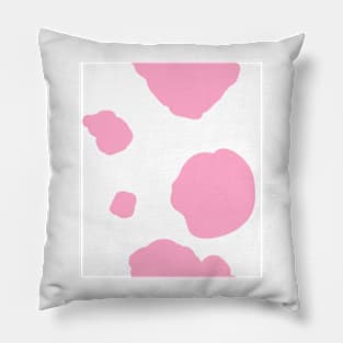 Cow Spots in Pink Pillow