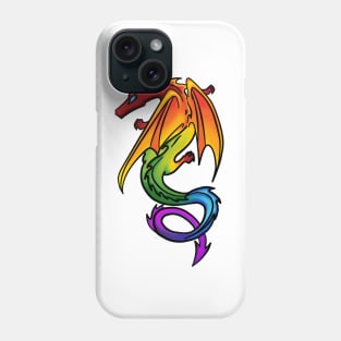 Rainbow LGBT Pride Dragon Phone Case