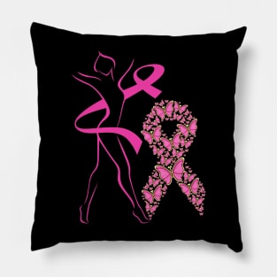 Pink  In October Pillow