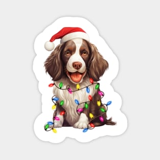 Christmas English Springer Spaniel Magnet