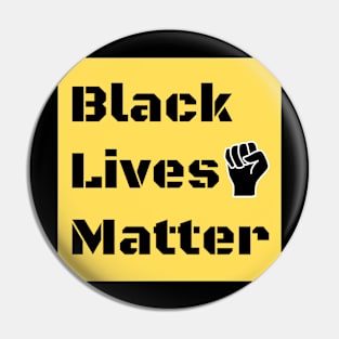 Black Lives Matter- Square Decal Pin