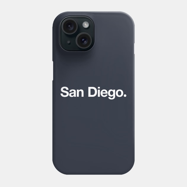 San Diego. Phone Case by TheAllGoodCompany