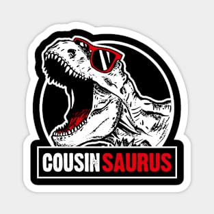 Cousinsaurus T Rex Dinosaur Cousin Saurus Family Matching Magnet