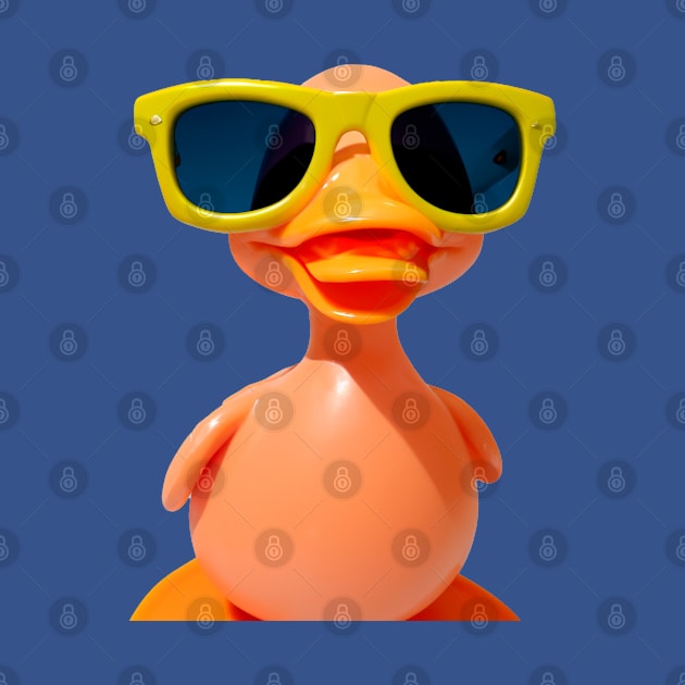 Bath Duck With Sunglasses by FeL.co