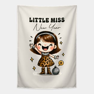 Little Miss New Year Tapestry