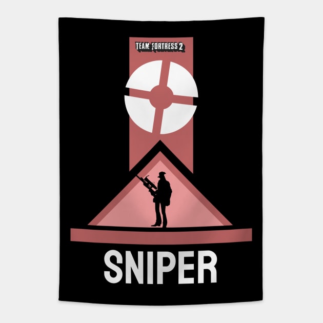 Sniper Team Fortress 2 Tapestry by mrcatguys