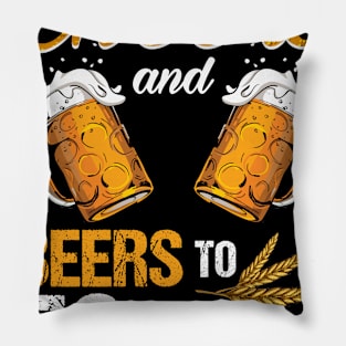 Cheers And Beers To My 50 1969 50th Birthday Pillow