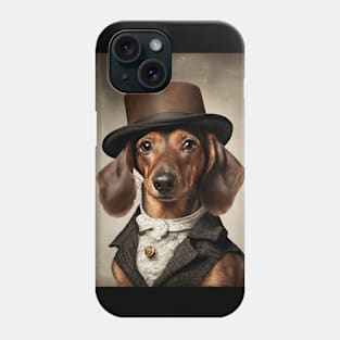 Victorian Dog Portrait Cute Phone Case