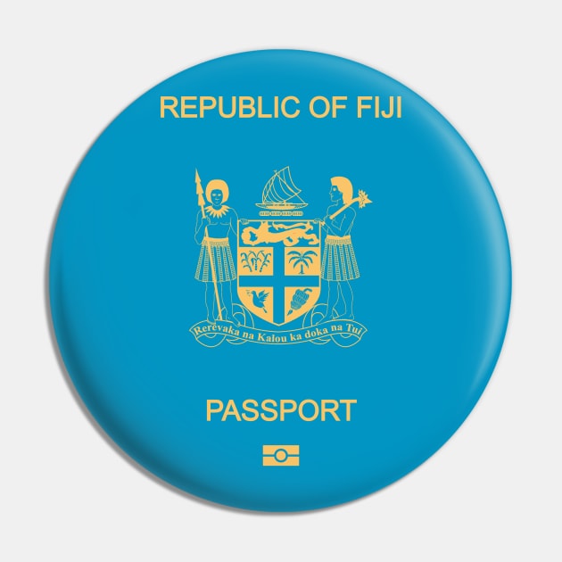 Fiji passport Pin by Travellers