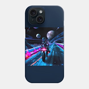 Space Rider across the Universe Phone Case