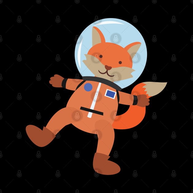 Fox in space suit by holidaystore