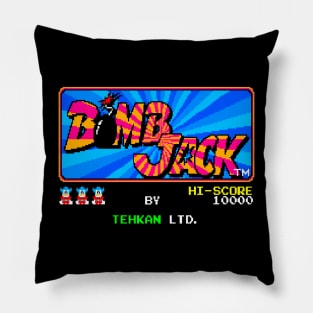 Mod.1 Arcade Bomb Jack Video Game Pillow