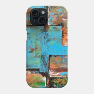 Rusty Window Original Art Print Painting Phone Case