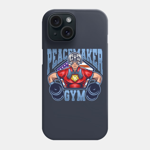 Peacemaker Gym Phone Case by scribblejuice