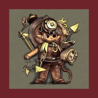 Anime Cartoon Steampunk Mouse T-Shirt