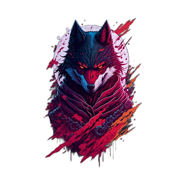 Shadowbound Ninja Wolf by QUENSLEY SHOP