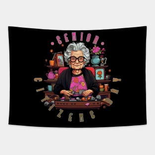 Senior Citizens Day Grandma Tapestry