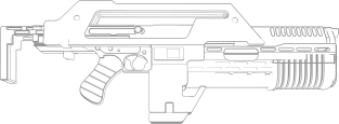 M41-A Pulse Rifle Magnet