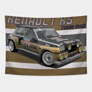 Renault R5 Turbo MAXI Tapestry