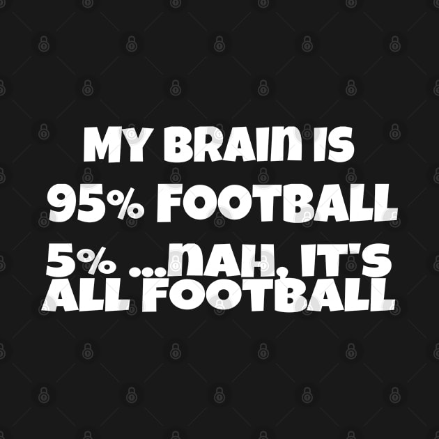 My Brain is 95% Football by jutulen