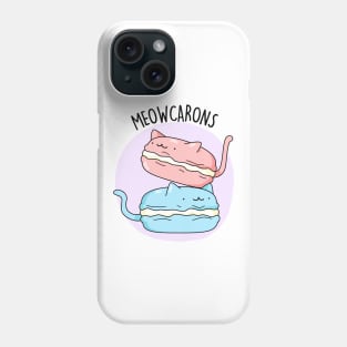 Meowcaron Cute Cat Macaron Pun Phone Case