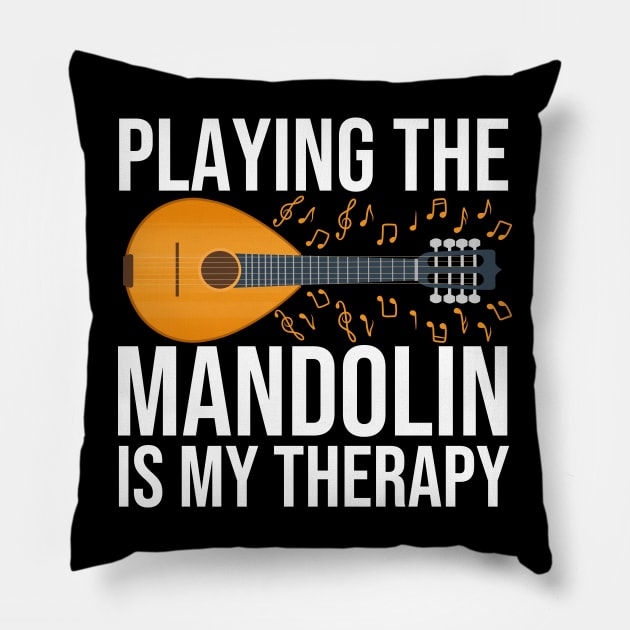 Mandolin Pillow by The Jumping Cart