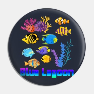 Blue Lagoon, The Story of the Sea,tropical fish, coral reefs, seaweed Pin