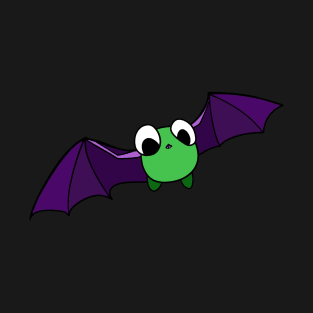 Cute Halloween bat frog T-Shirt