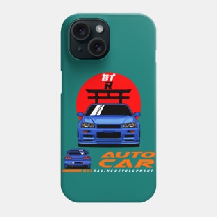 Japan R-34 - Auto Car Phone Case